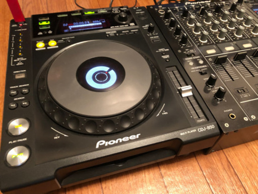 CDJ-850-K×2台とミキサーDJM-700セット