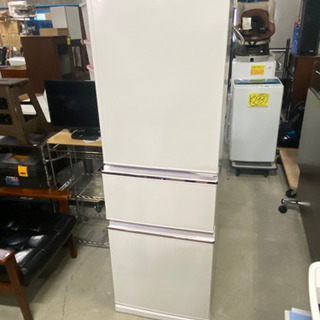 三菱ノンフロン冷凍冷蔵庫 370L 三菱/MITSUBISHI 370L 3ドアノンフロン冷凍冷蔵庫 MR-CU37J-S 370L