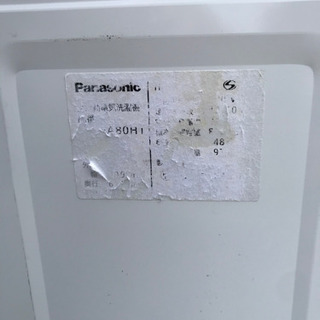 値下げ⭐︎【引取歓迎】Panasonic パナソニック 8kg洗濯機 NA-FA80H1-N
