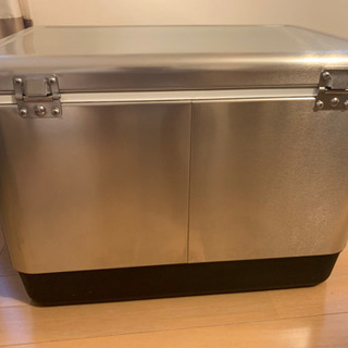 【値下げ】コールマン 54QT ステンレススチールベルト クーラー シルバー