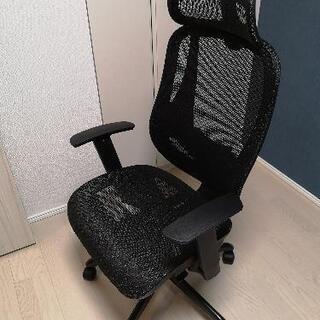 ニトリ ワークチェア(クエト BK) - 椅子