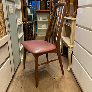 【チェア祭り!】 ② デンマーク Niels Koefoed EVA Chair DENMARK ローズウッド 1960年代 ビンテージ ダイニングチェア 検 ヴィンテージ ニルス コエフォード エヴァ チェア 椅子 ハイバック Hornslet Mobelfabrik 北欧 家具 レザー 本革 - 品川区