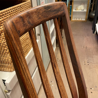 【チェア祭り!】 ② デンマーク Niels Koefoed EVA Chair DENMARK ローズウッド 1960年代 ビンテージ ダイニングチェア 検 ヴィンテージ ニルス コエフォード エヴァ チェア 椅子 ハイバック Hornslet Mobelfabrik 北欧 家具 レザー 本革 - 売ります・あげます