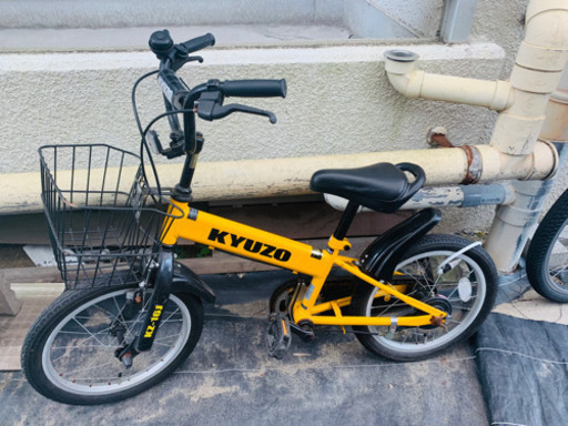補助輪付き自転車　4ヶ月しか乗ってない