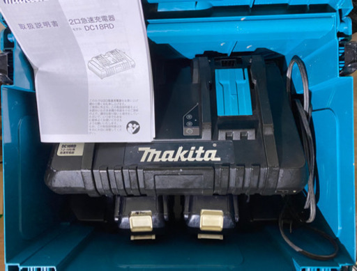 中古　マキタ パワーソースキット1 DC18RD \u0026 BL1860B 2個