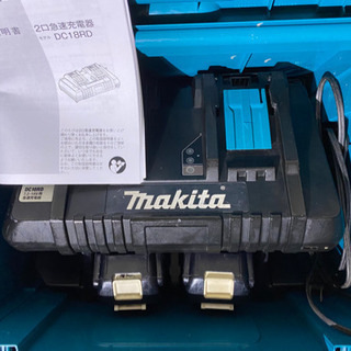 中古　マキタ パワーソースキット1 DC18RD & BL1860B 2個