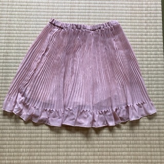 ジーユー　GU スカート　プリーツ　ピンク