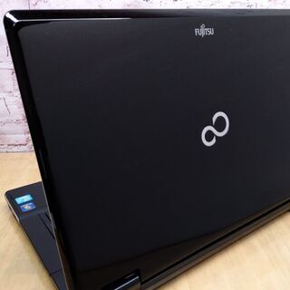 ＜完売御礼＞【快適大画面17.3型◆地デジ視聴OK】富士通 NH77/DD@新品SSD 512GB, HDD 500GB, Core i7, 8GB◆Windows10, Microsoft Office, Blu-ray, Wi-Fi 完売御礼＞【快適大画面17.3型◇地デジ視聴OK】富士通 NH77/DD@新品