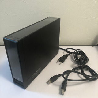 【美品】外付けHDD 2TB テレビ録画対応　アイオーデータ日本製