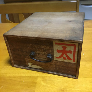昭和レトロ　富山の置き薬の箱