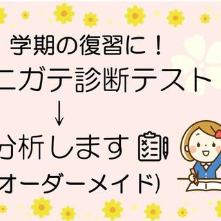 【オンライン個別指導塾】夏休み！1学期の復習に！診断テスト→現役...