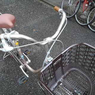 中古自転車1607 前後タイヤ新品！ パナソニック シナモンJP B