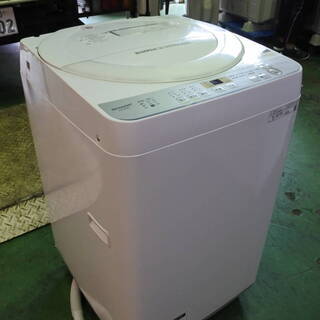 SHARP 19年式 ES-GE6C-W 6kg洗い 3㎏ 簡易乾燥機能付き 単身サイズ
