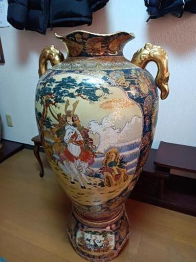 薩摩焼 巨大花瓶 骨董品