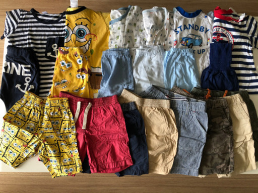【お取引き中】男の子size100cmパジャマ6セットと半ズボン8枚