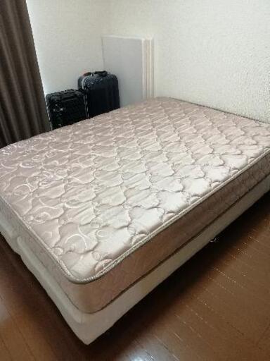 値下げ　マットレスセット  ダブル  シーリー+ニトリ