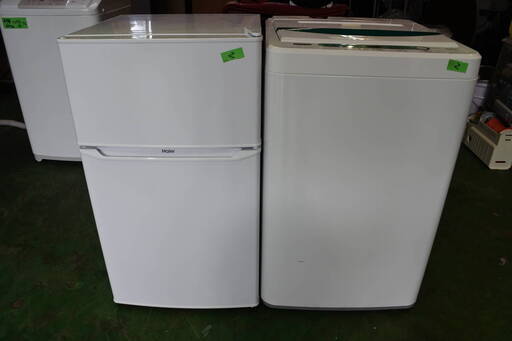 高年式 19年式 単身格安セット ハイアール 冷蔵庫 JR-N85C 85L ヤマダ 洗濯機 YWM-T45G1 4.5kg洗い エリア格安配達