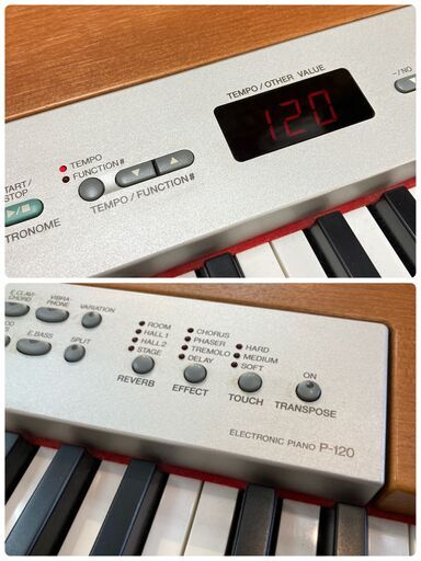 【YAMAHA/ヤマハ】 電子ピアノ ELECTRONIC PIANO デジタルピアノ P-120 88鍵盤 スタンド付き 鍵盤楽器☆近隣配送無料 買取帝国 朝霞店 YAMAHA☆ヤマハ 電子ピアノ ELECTRONIC PIANO デジタルピアノ P-120 88