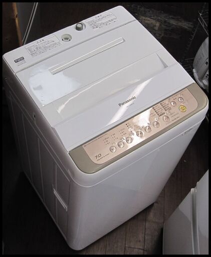 新生活!22000円 パナソニック 全自動 洗濯機 7.0kg NA-F70PB10 2016年製 ホース・取説付き