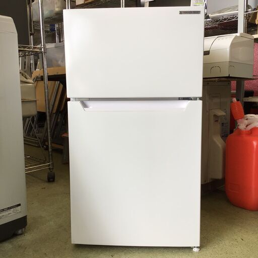 21K206 ジB  YAMADA SELECT ノンフロン冷凍冷蔵庫 YRZ-C09H1 87L ホワイト メーカー保証残り有 2020年製 未使用