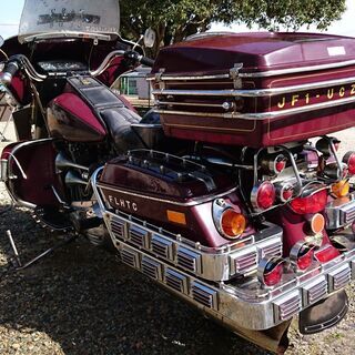 ハーレーダビットソン　８４年FLHTC　不動車レストアベース　現状　書類あり ハーレーダビットソン 84年FLHTC 不動車レストアベース 現状 書類あり