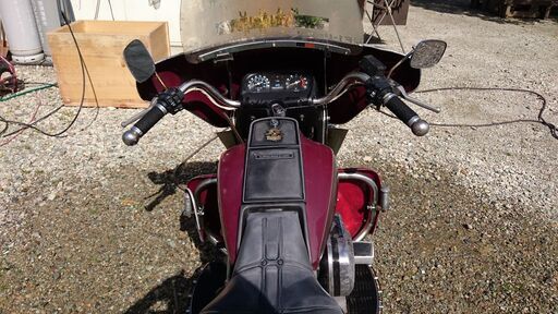 ハーレーダビットソン 84年FLHTC 不動車レストアベース 現状 書類