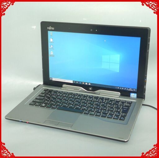 即使用可 ノートパソコン 中古良品 11.6型 富士通 Q702/G Core i5 4GB 高速SSD 無線LAN Bluetooth webカメラ Windows10 LibreOffice