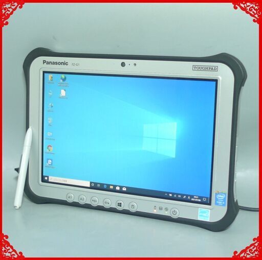タブレット 中古良品 10.1型 Panasonic FZ-G1FABZJCJ 第4世代Core i5 4GB SSD 無線 Wi-Fi Bluetooth Windows10 Office済