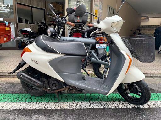 東京大塚発スズキ・レッツ5G CA47A現役バイク自賠責付き試乗も可能整備点検済み,乗って帰れます！