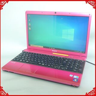 ♥︎爆速美品★Windowsノートパソコン★SONY VPCCB2AJ★ 即使用可 15.5型 ノートパソコン SONY VPCCB28FJ 紫色 中古良品 第2