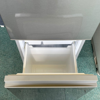 【リサイクルサービス八光　安心の3か月保証　配達設置ok】アクア 126L 2ドア冷蔵庫（ブラッシュシルバー）【右開き】AQUA and Smart AQR-13H-S