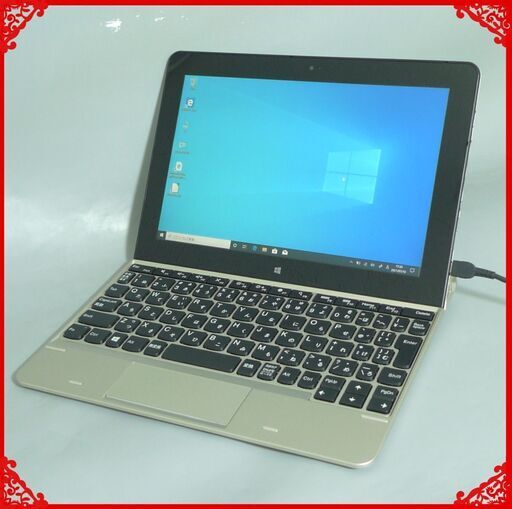 タブレット 中古良品 10.1型 NEC VK16X/T1-R Atom x7-Z8750 4GB 高速SSD-64GB Wi-Fi Bluetooth webカメラ Windows10 LibreOffice