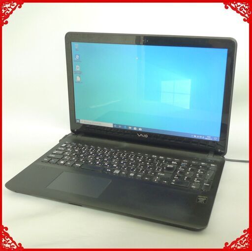 ノートパソコン 中古動作良品 15.5型 SONY VJF151C01N 第4世代Core i5 4GB 500G DVDRW 無線 Bluetooth webカメラ Windows10 Office済