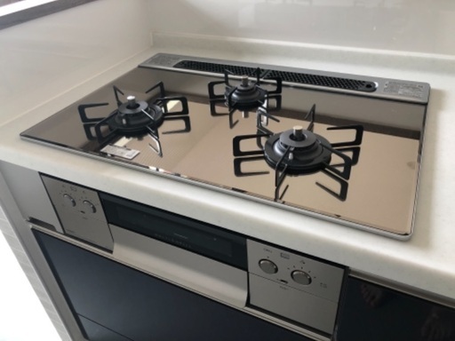 ビルトインガスコンロ　新品　ピアット　マルチグリル75cm プロパン用　ノーリツ