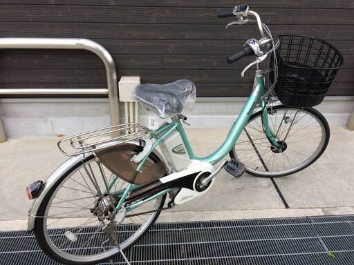 地域限定送料無料　ビビ　ライトU　8,9AH　軽量モデル　24　薄緑　神戸市　電動自転車 地域限定送料無料 ビビ ライトU 8,9AH 軽量モデル 24 薄緑 神戸市