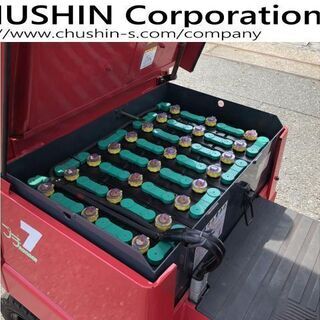 免許不要 関東輸送無料(条件有) トヨタ 電動フォークリフト 塗装済 小旋回 700kg 3FB7 4