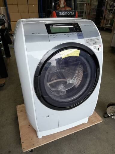 【071202】電気洗濯乾燥機　日立　BD-V9800L形　2016年製　洗濯時：78L【引取限定】