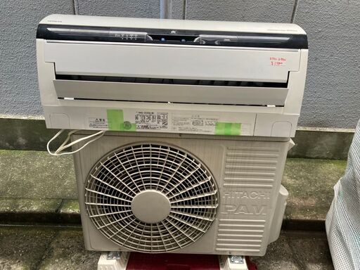 ☆中古 激安！　HITACHI　日立　ルームエアコン　2.5kw　2014年製   RAS-ZC25D(W)　【KBG035】￥23,800！！