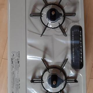 新品未使用 保証付 リンナイ 都市ガス ガスコンロ ベージュ ワンタッチ 