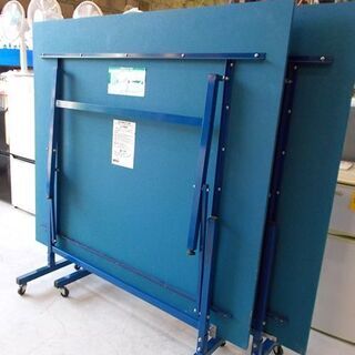 卓球台 国際規格サイズ ユニバー セパレート 折りたたみ式 153×275×76cm 青 ブルー キャスター付き ラケット 玉付き カフェやバーにもオススメ 札幌市東区 新道東店