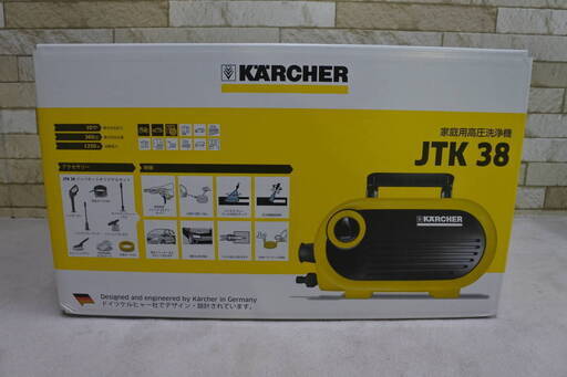 新品未開封 KARCHER ケルヒャージャパン JTK38 家庭用高圧洗浄機 洗剤付き