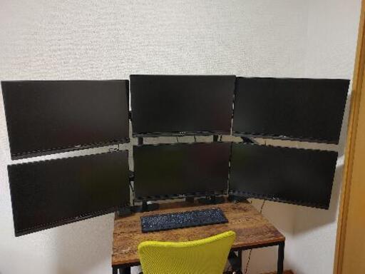 フリップスモニター６台　引掛け金具付