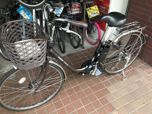 パナソニックPanasonic　26インチ電動アシスト自転車　茶色