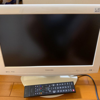 東芝液晶テレビ　REGZA 19インチ 19RE1 ホワイト