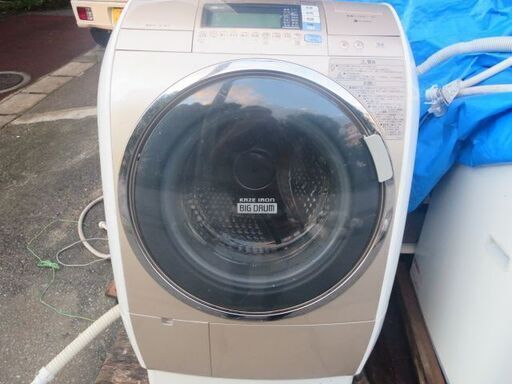 問い合わせ終了！値下げしました！持ち帰り特価！日立ドラム式洗濯乾燥機10キロ　2013年製BD-V9500L　返品不可商品