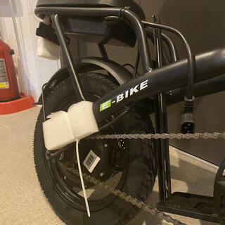 二人乗り フル電動自転車 速度35kmh フル電動走行60km 48V 400W かご付き