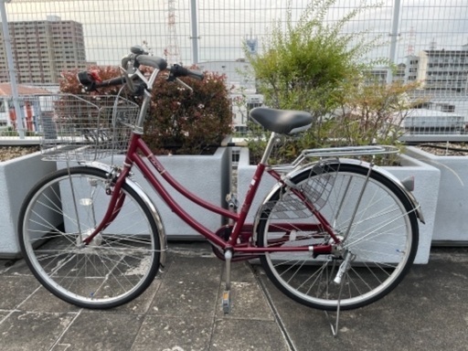 自転車 26インチ　コーナン　内装　切替　3段　ギア　ママチャリ
