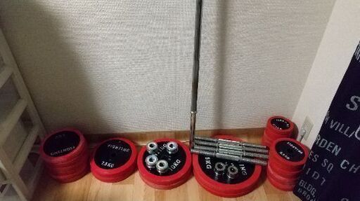 家トレ一式 ショップ ダンベルバーベルベンチエアロバイク