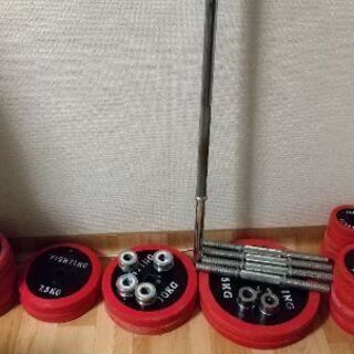 家トレ一式 ダンベルバーベルベンチエアロバイク