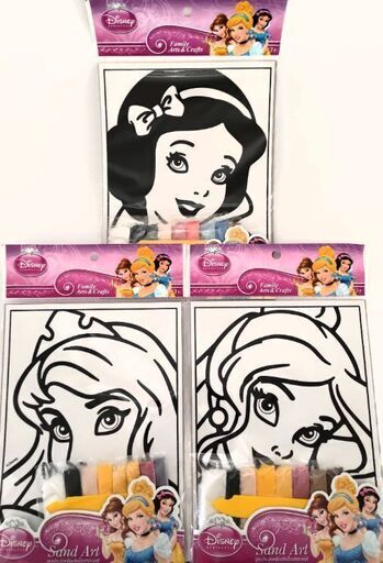 新品 Disney ディズニーすな絵セット6枚入り ディズニープリンセスすなえ すなあそび 砂絵 砂遊び マイ 稲毛のその他の中古あげます 譲ります ジモティーで不用品の処分